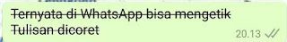 Cara Membuat Variasi Tulisan di Whatsapp (WA) 