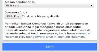 cara mengubah nama profil di fb lewat hp android