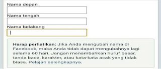 cara merubah nama profil facebook tanpa menunggu 60 hari lamanya