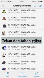 Cara Mudah Membagikan Stiker Dari Whatsapp Ke Status Whatsapp