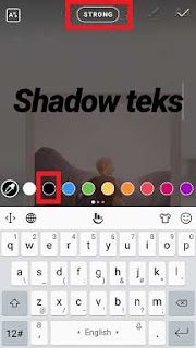 Cara Membuat Tulisan Bayangan di Foto Instagram Story
