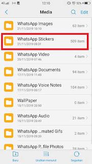 Cara Menyimpan Stiker Di Whatsapp (WA) Ke Galeri Hp Android