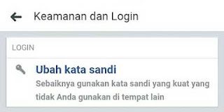 cara Mengganti Password Facebook di FB Lite