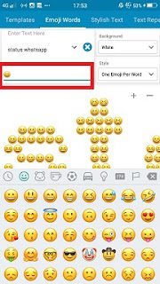 Cara Membuat Status Whatsapp Bergerak Dari Emoticon Teks