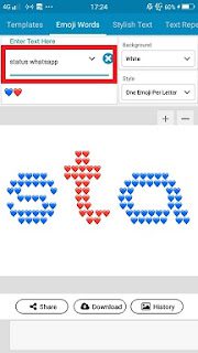 Cara Membuat Status Whatsapp Bergerak Dari Emoticon Teks