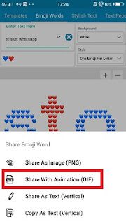 Cara Membuat Status Whatsapp Bergerak Dari Emoticon Teks