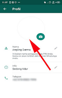 cara membuat profil wa kosong tanpa nama