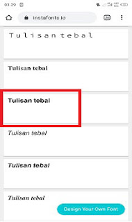 Cara Membuat Tulisan Tebal di FB Lite Android Tanpa Aplikasi