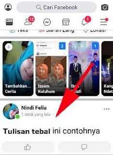 Cara Membuat Tulisan Tebal di FB Lite Android Tanpa Aplikasi