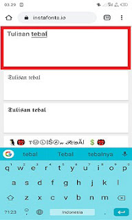 Cara Membuat Tulisan Tebal di FB Lite Android Tanpa Aplikasi