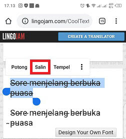 Cara Membuat Tulisan Dicoret Pada Status FB Tanpa Aplikasi 