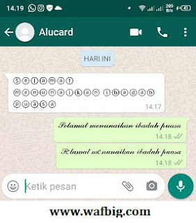 Cara Membuat Tulisan Latin Di WA Tanpa Aplikasi