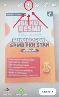 cara menambahkan filter di tata letak ig story