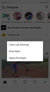 Cara Membatalkan Postingan Di Instagram Yang Sedang Loading