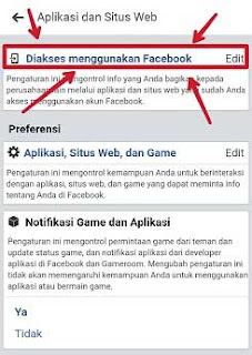 Cara Menghapus Data Game Atau Aplikasi Yang Terhubung Ke Facebook