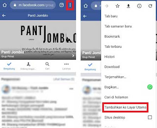 Cara Membuat Pintasan Facebook di Layar Utama Hp Android