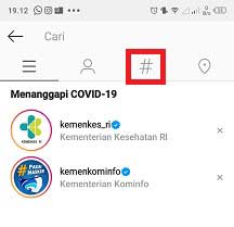 Cara mencari hashtag populer di Instagram