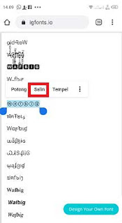 Cara Membuat Nama Di Instagram Dengan Font Unik Dan Keren