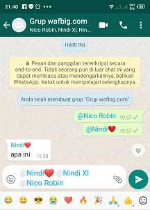 cara tag nama di wa atau whatsapp