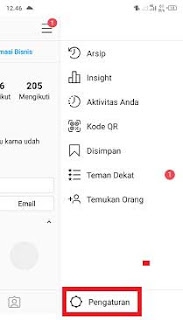 bagaimana cara melihat email instagram sendiri