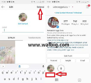 cara membuat nama ig kosong tanpa judul