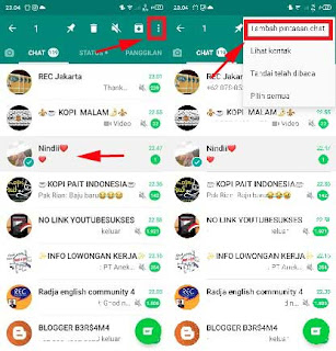 cara menampilkan whatsapp di layar utama