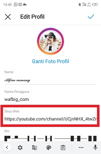 Cara Membuat Link Youtube di Bio Instagram