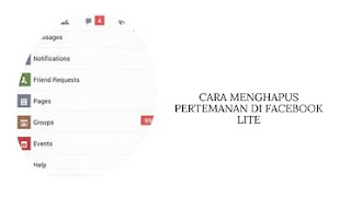 Cara Menghapus Pertemanan di Facebook Lite