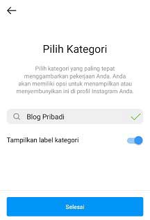 Cara Mengubah Bio IG Menjadi Blog Pribadi