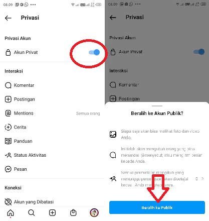 Cara Mengubah Privasi Instagram Menjadi Publik