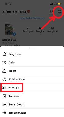 Cara Copy Link Instagram sendiri di iPhone