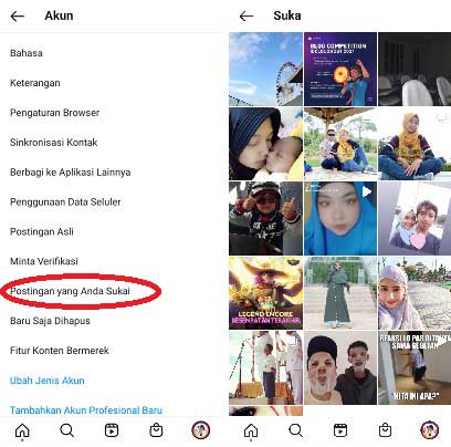 Cara Melihat Yang Kita Like di Instagram