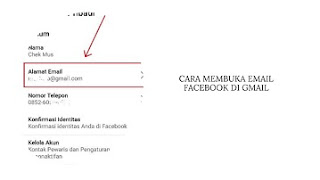 Cara Membuka Email Facebook di Gmail