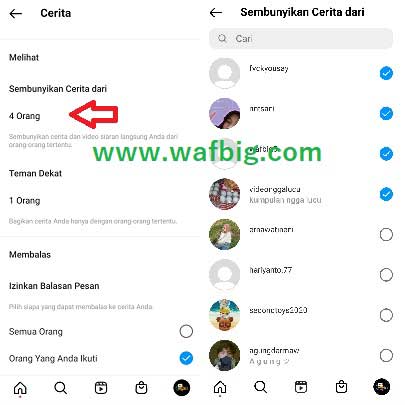 Cara Agar Sorotan Instagram Tidak Bisa Dilihat Orang Lain