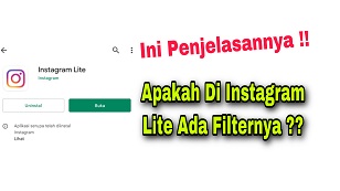 Apakah Di Instagram Lite Ada Filternya