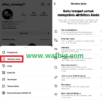 Cara Melihat Bio Lama Di Instagram