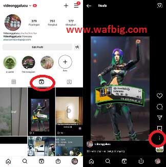 Cara Mengembalikan Reels Ke Kisi Profil Instagram