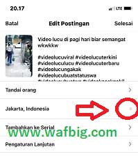 Cara Menghapus Lokasi di Postingan Instagram Android