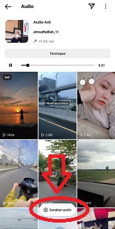 Cara Menggunakan Audio Yang Tersimpan Di Instagram