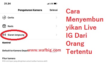 Cara Menyembunyikan Siaran Langsung Di IG Dari Beberapa Pengguna