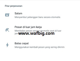 cara membuat pesan otomatis di whatsapp business