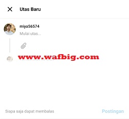 cara membagikan threads di instagram