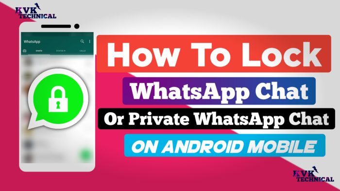 Cara mengunci whatsapp tanpa aplikasi