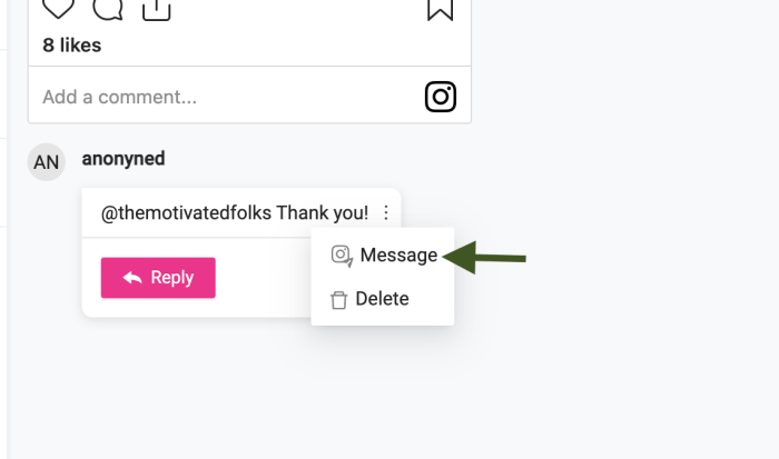 Cara membalas pesan di instagram seperti di whatsapp