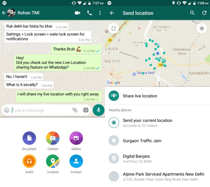 Cara mengetahui lokasi seseorang lewat whatsapp